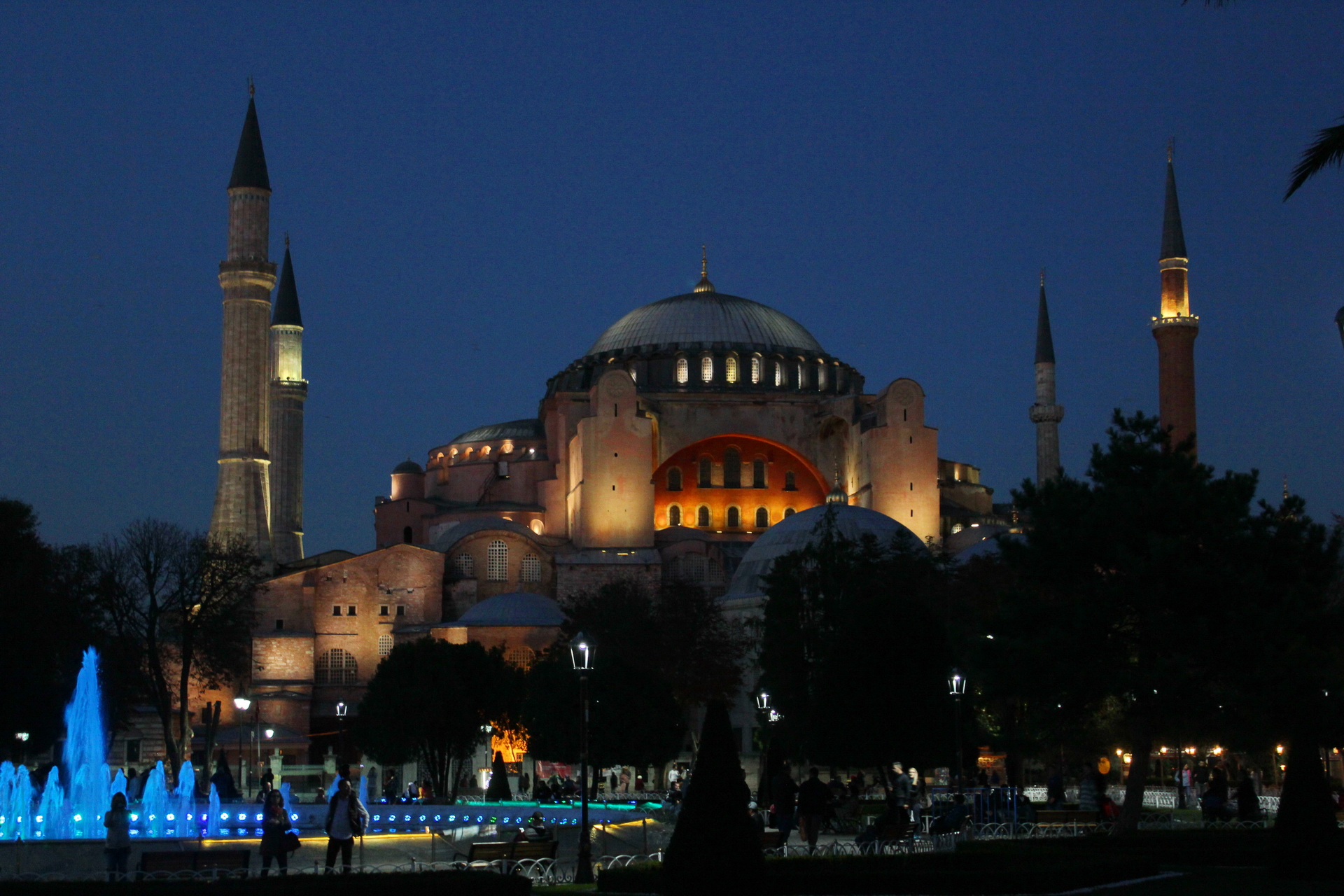 Hagia Sophia in the twilight